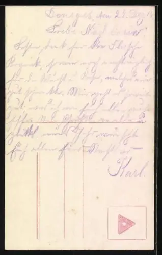 Foto-AK RPH Nr. 4325/3: Frau und Kind in rundem Rahmen