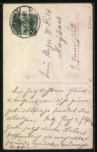 Foto-AK RPH Nr. 2490/3: Zwei kleine Kinder mit Körben