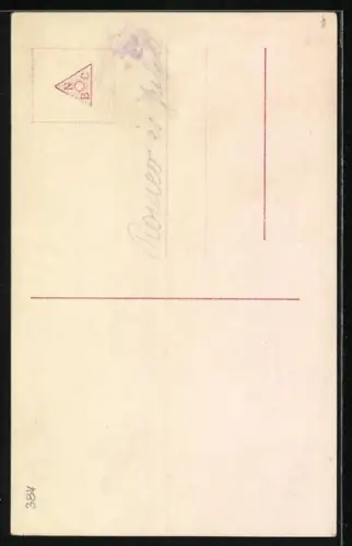 Foto-AK RPH Nr. 4753/3: Paar mit weissen Tauben