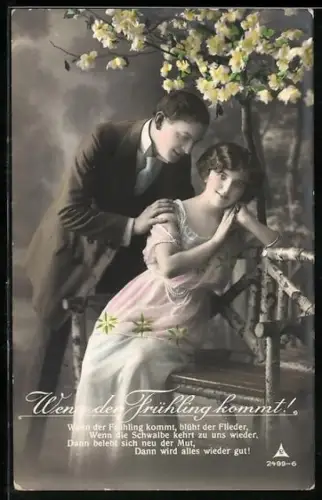 Foto-AK Photochemie Berlin Nr. 2499-6: Mann berührt eine Frau an der Schulter