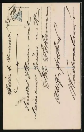 Foto-AK Photochemie Berlin NR 4454-5: Zwei Seelen - ein Gedanke, Paar an einem Geländer