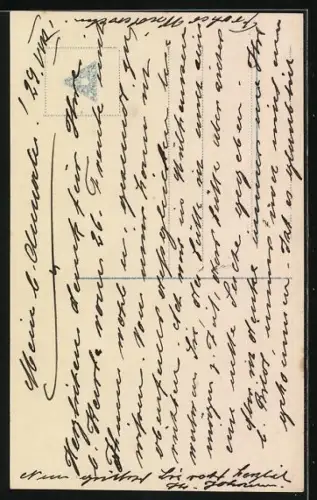 Foto-AK Photochemie Berlin Nr. 4148-5: Mann und Frau auf einem Feld, die Frau reagiert abneigend auf die Annäherung