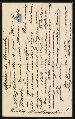 Foto-AK Photochemie Berlin Nr. 4148-6: Mann und Frau küssen sich auf der Heide