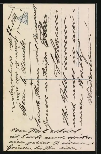 Foto-AK Photochemie Berlin Nr. 4454-4: Mann und Frau versichern sich, nur die Liebe des anderen zu wollen