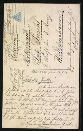 Foto-AK Photochemie Berlin Nr. 6145: Szenen in einem Gasthaus, Vers