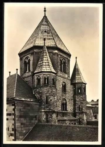 Foto-AK Deutscher Kunstverlag, Nr. 1: Essen /Ruhr, Münsterkirche, Westbau