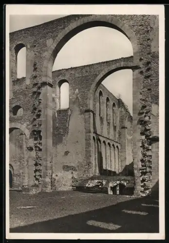 Foto-AK Deutscher Kunstverlag, Nr. 12: Hersfeld, Kirche des ehemal. Benediktinerklosters, Vierung, Querschiff & Ostchor