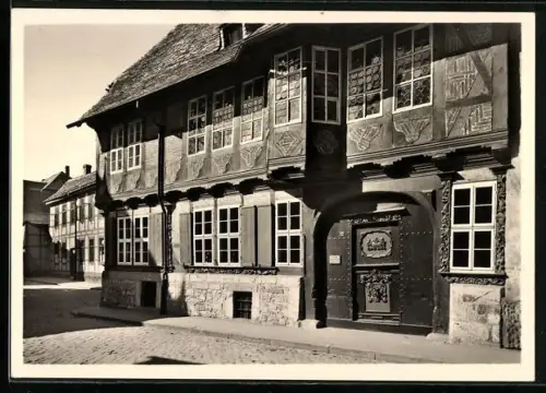 AK Goslar, Stammhaus der Familie Siemens von 1693 in der Schreiberstrasse 12