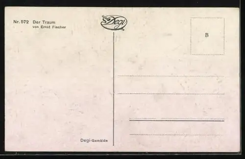 AK Ernst Fischer: Der Traum, Erotik