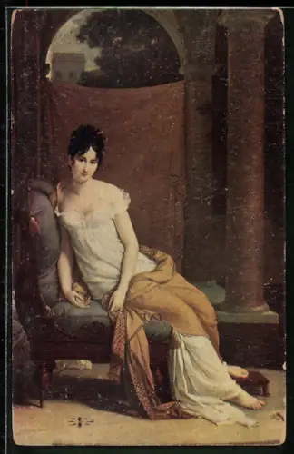 Ölgemälde-Imitations-AK Degi Nr. 831: Madame Récamier