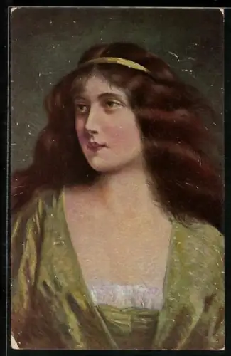 Ölgemälde-Imitations-AK Degi Nr. 906: Asti-Kopf