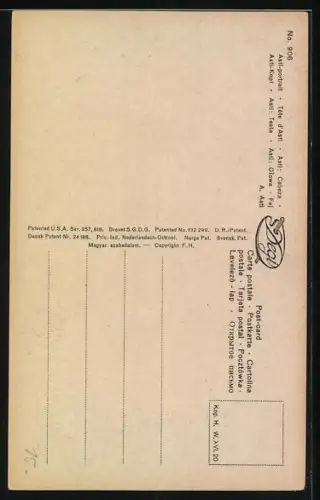 Ölgemälde-Imitations-AK Degi Nr. 906: Asti-Kopf