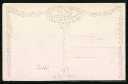 Künstler-AK Wien, Auf der Praterwiese von Joh. Nep.