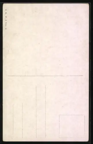 Künstler-AK Brüder Kohn (B.K.W.I) Nr. 745-4: Schäfer mit Schafen am Abend, Pfingstgruss