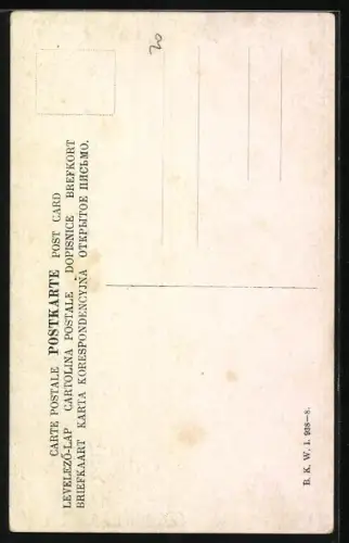 Künstler-AK Brüder Kohn (B.K.W.I) Nr. 938-8: I bleib dabei, du bist..., Pfarrer von Kirchfeld