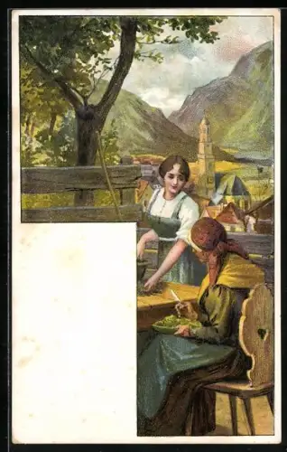 Künstler-AK Brüder Kohn (B.K.W.I) Nr. 938-8: I bleib dabei..., Pfarrer von Kirchfeld