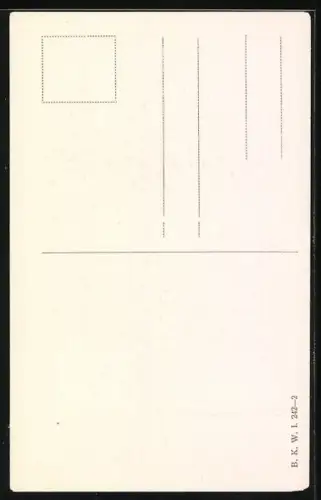 Künstler-AK Brüder Kohn (B.K.W.I) Nr. 242-2: Kleiner Bergsteiger mit Blumen