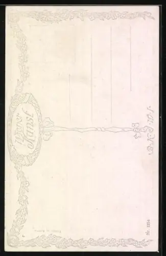 Künstler-AK Brüder Kohn (B.K.W.I) Nr. 1254: Payer: Am Balkon