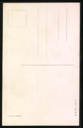 Künstler-AK T.Welzl: Die Lindenwirtin Sprach zu ihm das schöne Weib: Hast ja noch ein Herz im Leib`