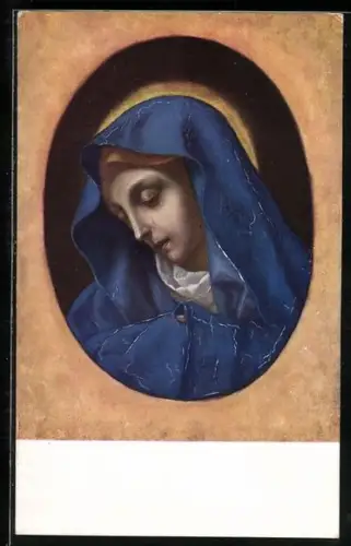 Künstler-AK Portrait Mater Dolorosa, Religion