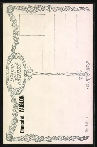 Künstler-AK Brüder Kohn (B.K.W.I) Nr. 119-1: Porträt junge Dame