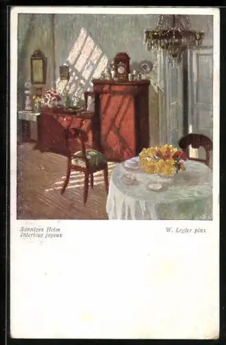 Künstler-AK Brüder Kohn (B.K.W.I) Nr.1615: Sonniges Heim