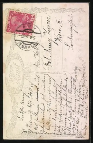 Künstler-AK Brüder Kohn (B.K.W.I) Nr. 1657: Mondnacht