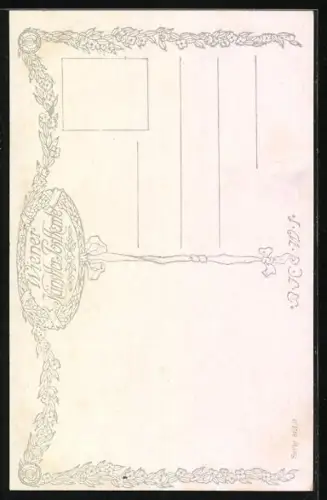 Künstler-AK L. Widlizka: Wien, Prater, Kastanienbäume