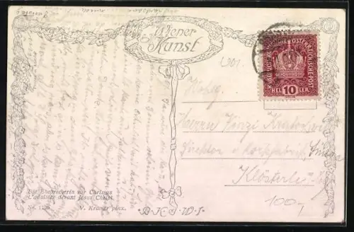 Künstler-AK Brüder Kohn (B.K.W.I) Nr. 1729: Die Ehebrecherin vor Christus