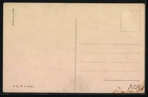 Künstler-AK Brüder Kohn (B.K.W.I) Nr. 2102-4: Winterliche Ortschaft