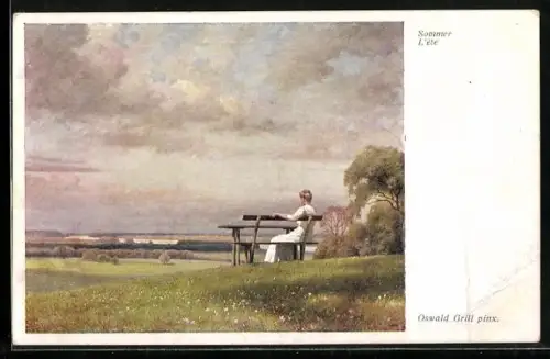 Künstler-AK Brüder Kohn (B.K.W.I) Nr. 1612: Sommer