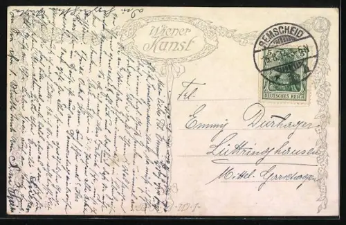 Künstler-AK Brüder Kohn (B.K.W.I) Nr. 1612: Sommer