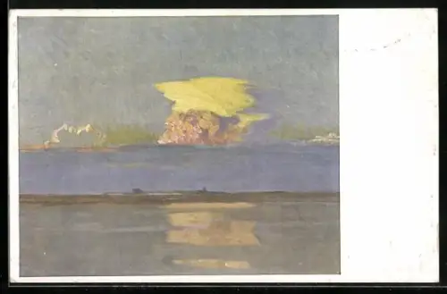 Künstler-AK Brüder Kohn (B.K.W.I) Nr. 713/4: Die gelbe Wolke