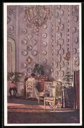 Künstler-AK Brüder Kohn (B.K.W.I) Nr.1196: Im Boudoir von H. Tomec