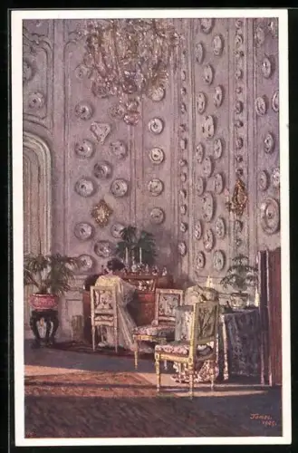 Künstler-AK Brüder Kohn (B.K.W.I) Nr.1196: Im Boudoir von H. Tomec