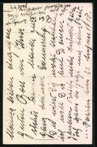 Künstler-AK Brüder Kohn (B.K.W.I) Nr. 311-3: Bildnis einer schwarzhaarigen Frau