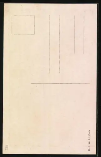 Künstler-AK Brüder Kohn (B.K.W.I) Nr.505-1: Junger Mann spielt auf seiner Gitarre ein Lied