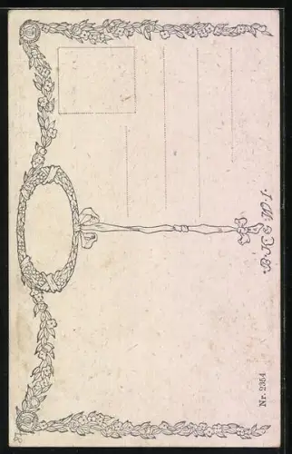Künstler-AK Brüder Kohn (B.K.W.I) Nr. 2354: Zum Alten Hof führende Treppe