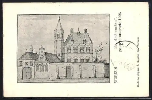 Künstler-AK Workum, Het Inthiemahuis