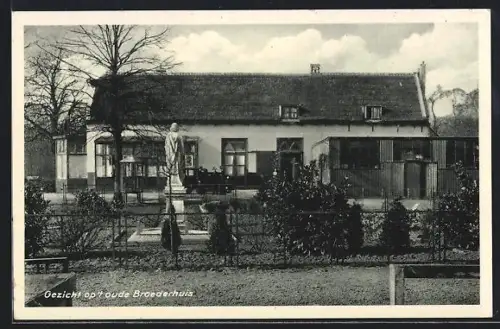 AK Rijswijk /Z. H., Kruisvaarders van St. Jan Huize Ora et Labora, Gezicht op `t oude Broederhuis