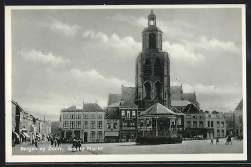 AK Bergen op Zoom, Groote Markt