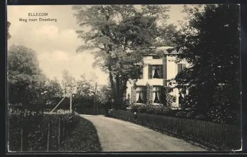 AK Ellecom, Weg naar Doesburg