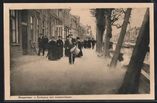 AK Hoogeveen, Kerkgang met trommelslager