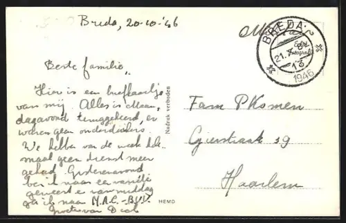 AK Breda, Wilhelminastraat