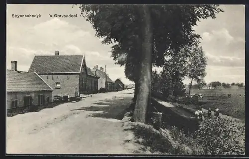 AK `s Gravendeel, Stryenschedyk, Strassenblick