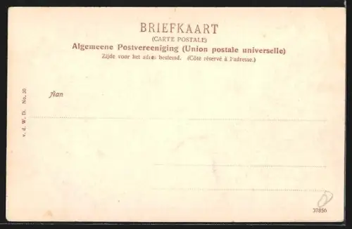 AK Dordrecht, Engelenburgerbrug met Blauwpoort en Groote Kerk