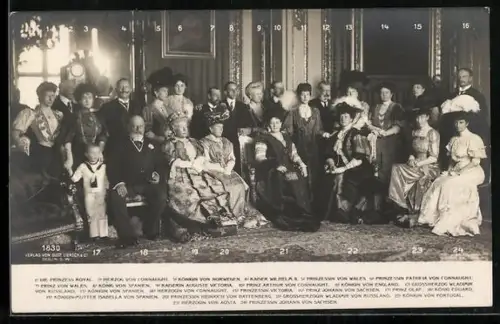 AK Grossherzog Wladimir von Russland & königl. Familie von England