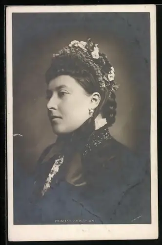 AK Prinzessin Christian v. Schleswig-Holstein im Porträt