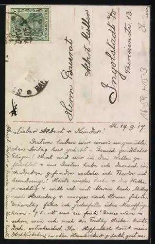 AK Sanke Nr. 422, Kniestück Leutnant Helmuth Hirth in Uniform