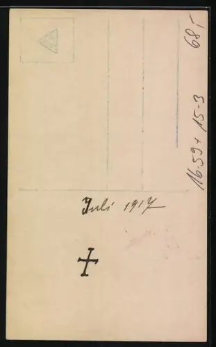 Foto-AK Sanke Nr. 6149: Fliegerleutnant Dossenbach in Uniform mit Flugzeugführerabzeichen und Pour le Merite Orden